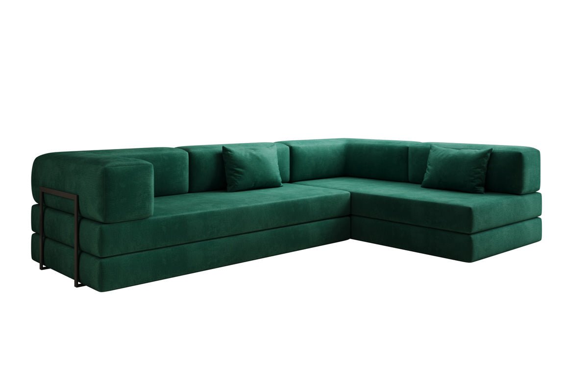 Designer Sofa Lazy L in Fluweel