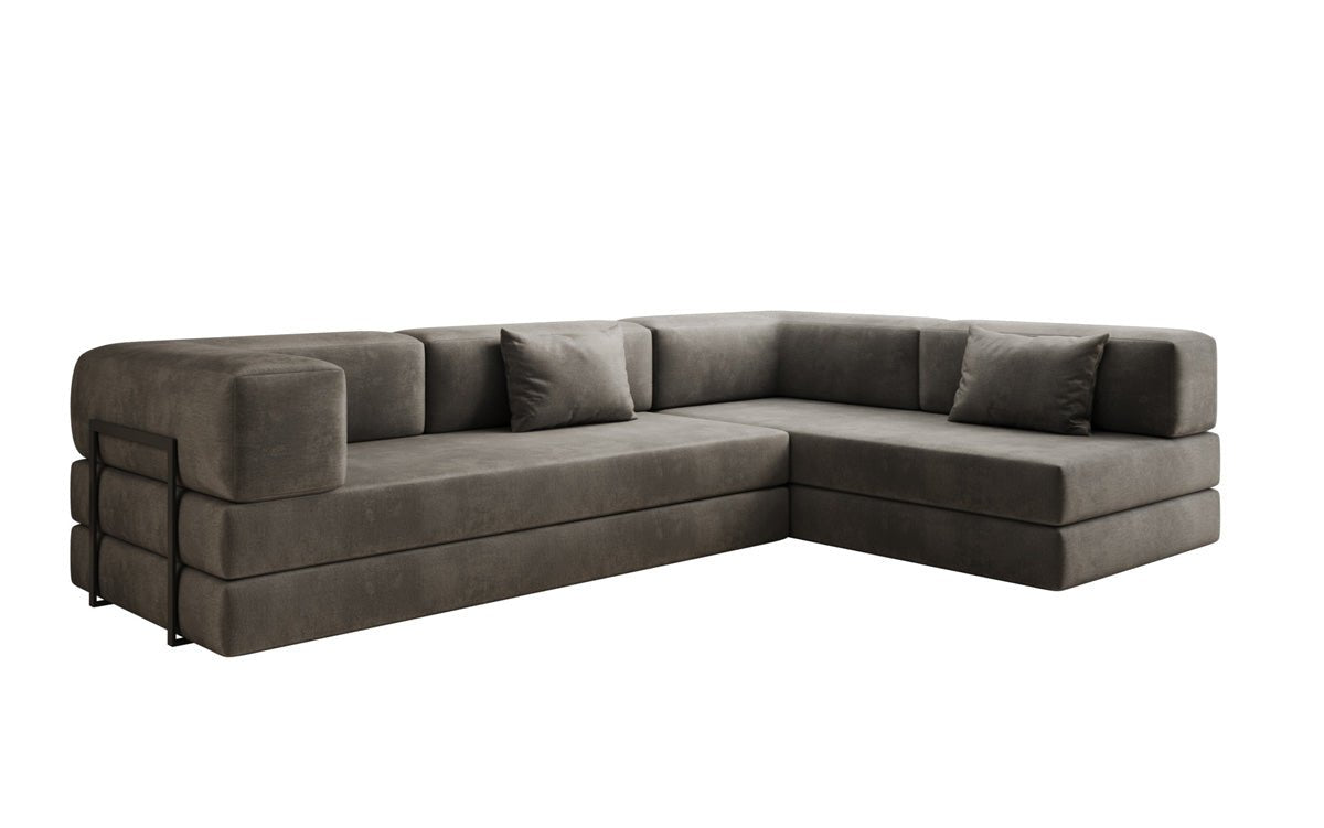 Designer Sofa Lazy L in Fluweel