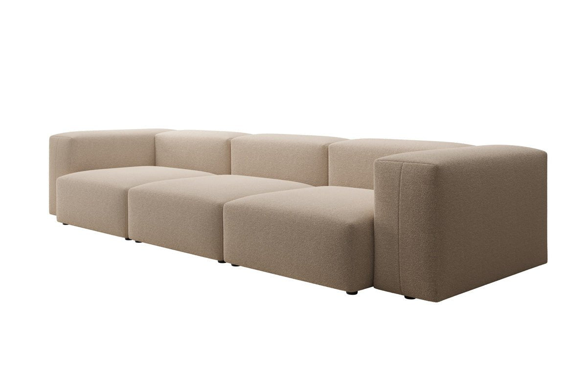 Ontwerper 3-zits bank Snug in Bouclé