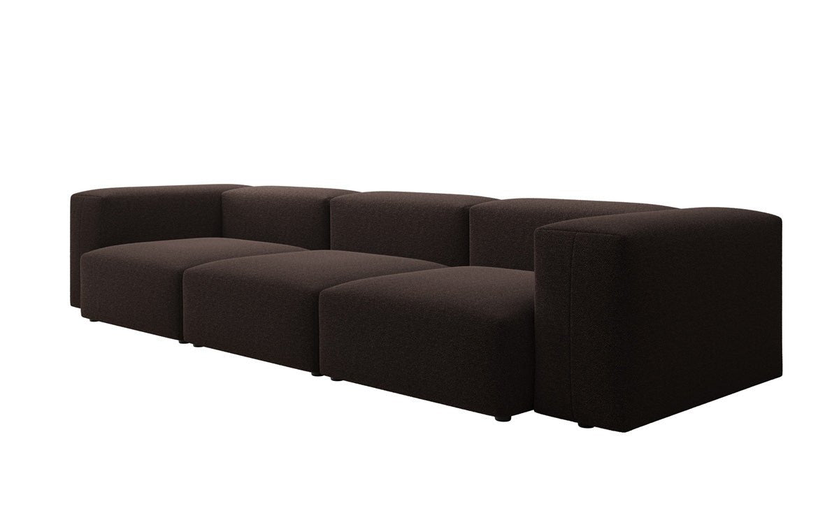 Ontwerper 3-zits bank Snug in Bouclé