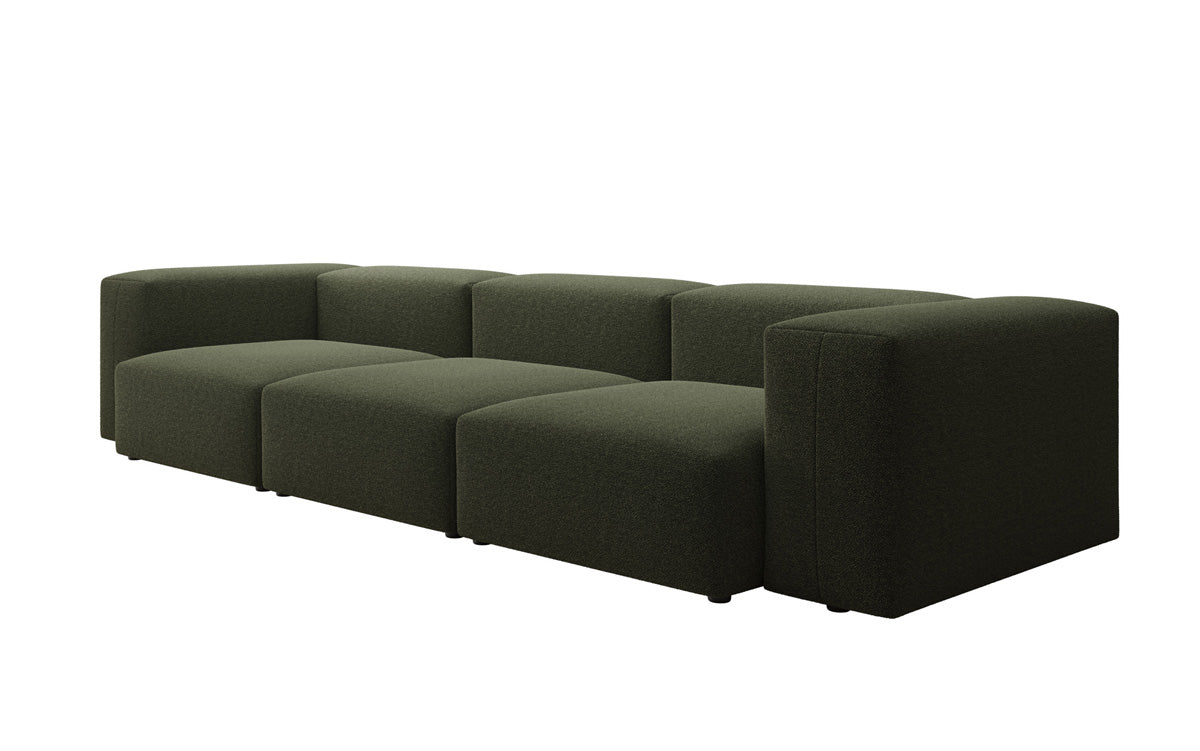 Ontwerper 3-zits bank Snug in Bouclé