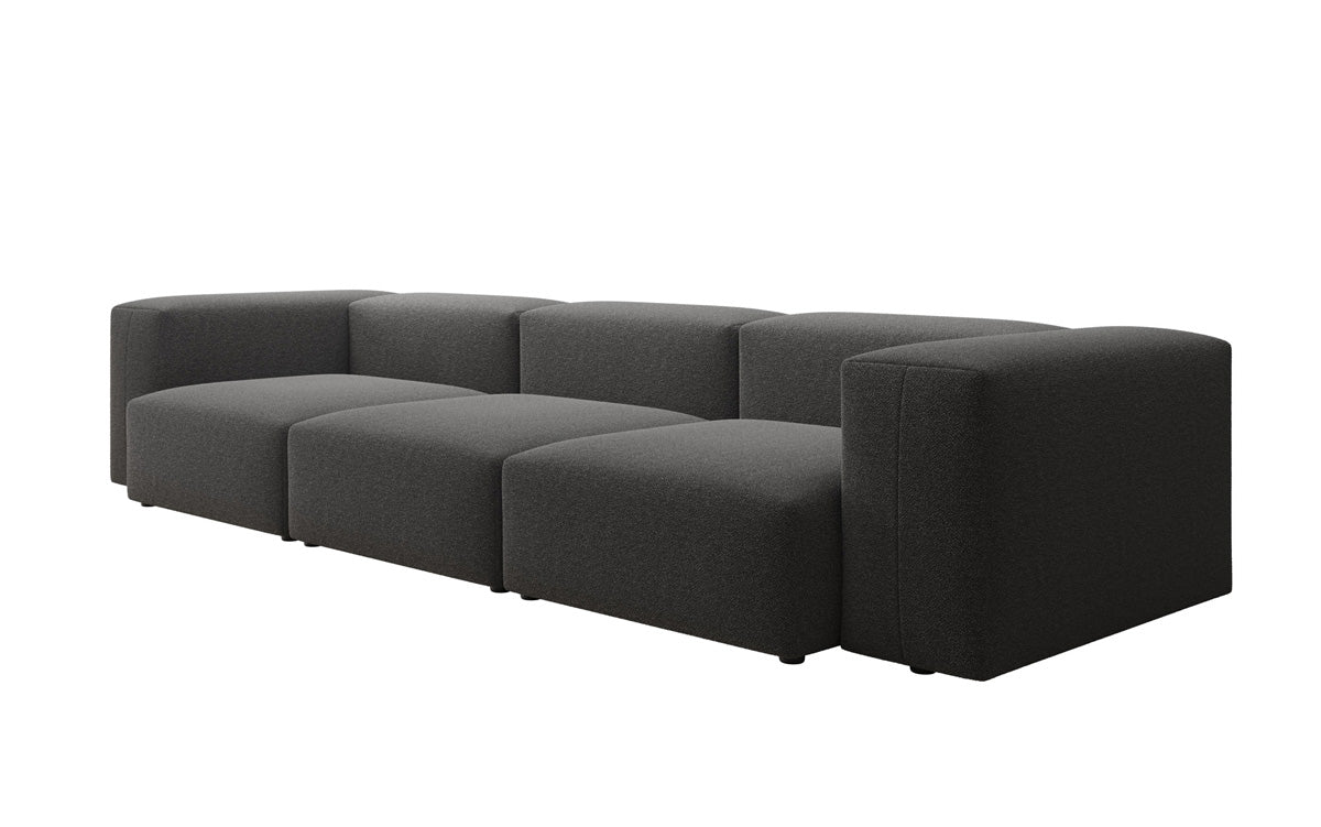 Ontwerper 3-zits bank Snug in Bouclé