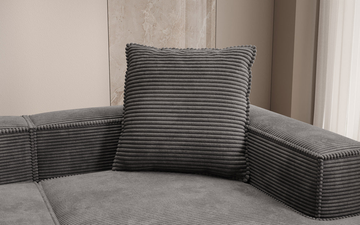Zierkissen Lesley 60x60 in Ribstof