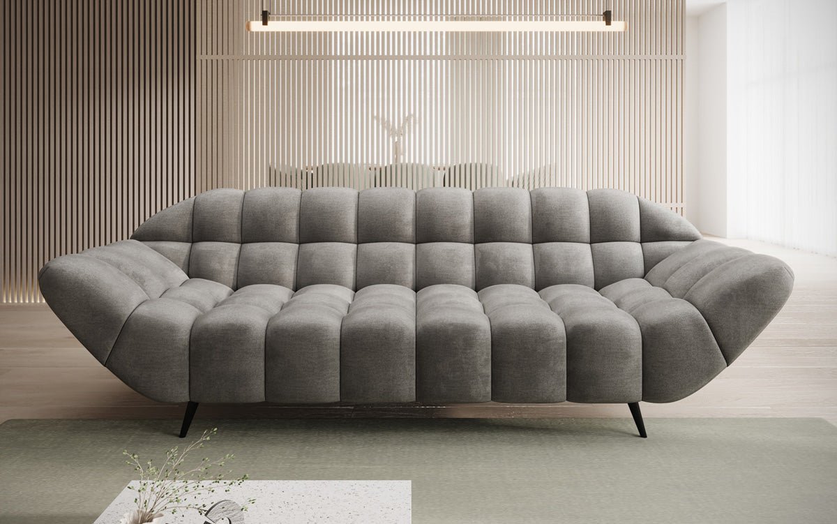 Designersofa 3-zits Amora in Fluweel