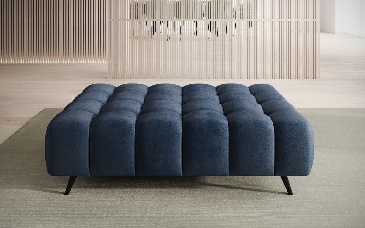 Beistellhocker Amora in Fluweel