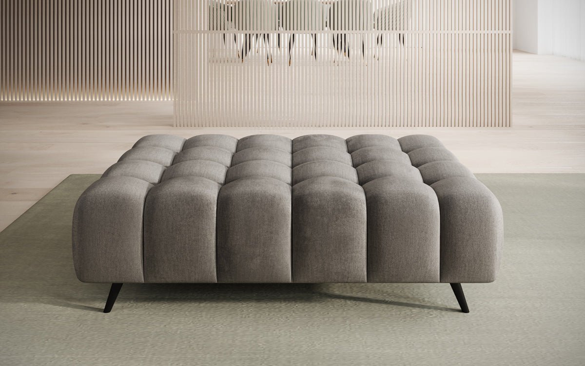 Beistellhocker Amora in Fluweel