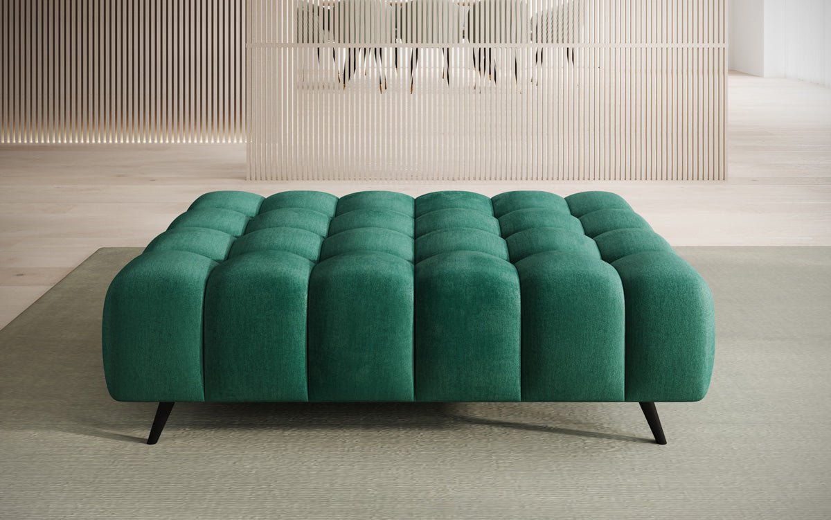 Beistellhocker Amora in Fluweel