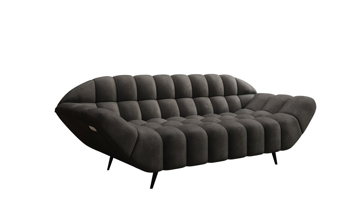 Designer 2-zits bank Amora in Fluweel