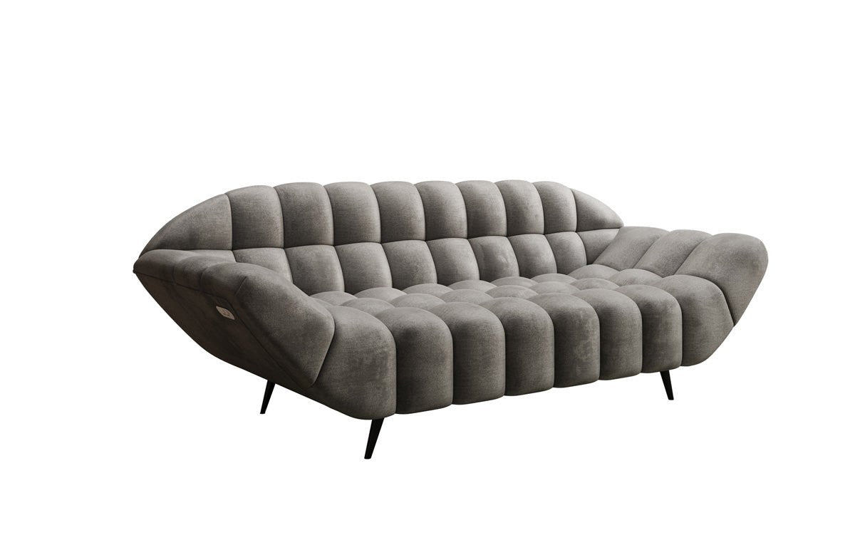Designer 2-zits bank Amora in Fluweel