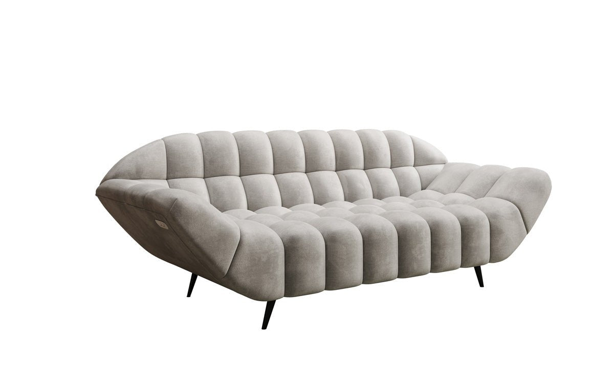 Designer 2-zits bank Amora in Fluweel