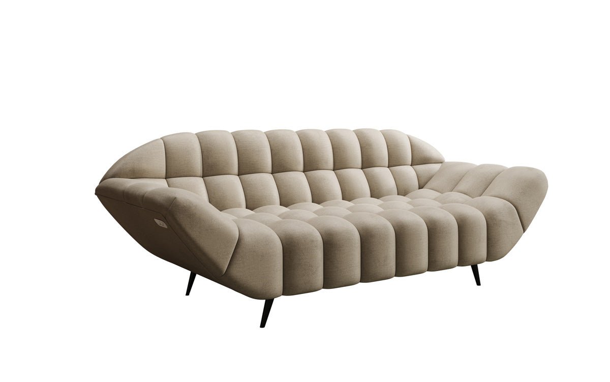 Designer 2-zits bank Amora in Fluweel