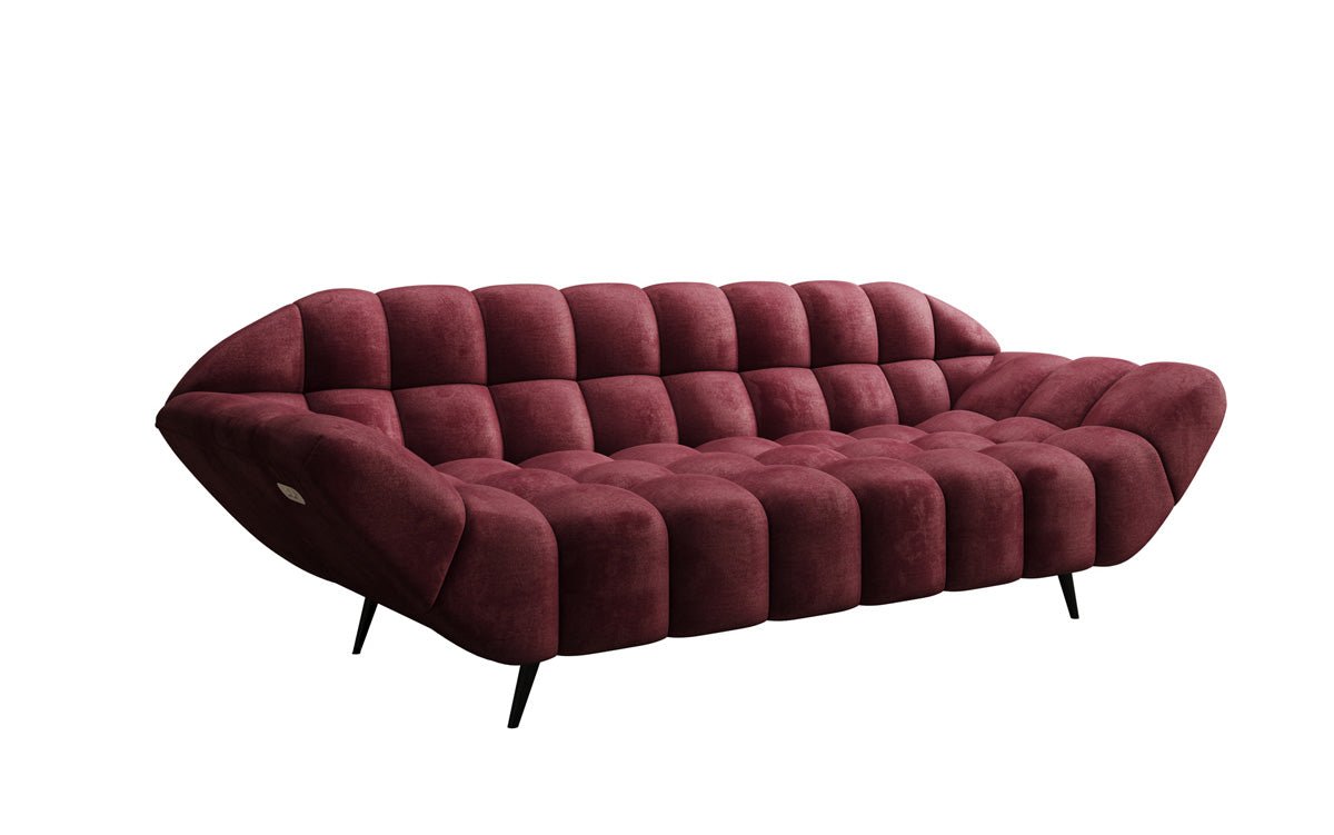 Designersofa 3-zits Amora in Fluweel
