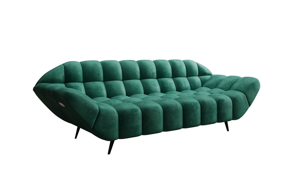 Designersofa 3-zits Amora in Fluweel