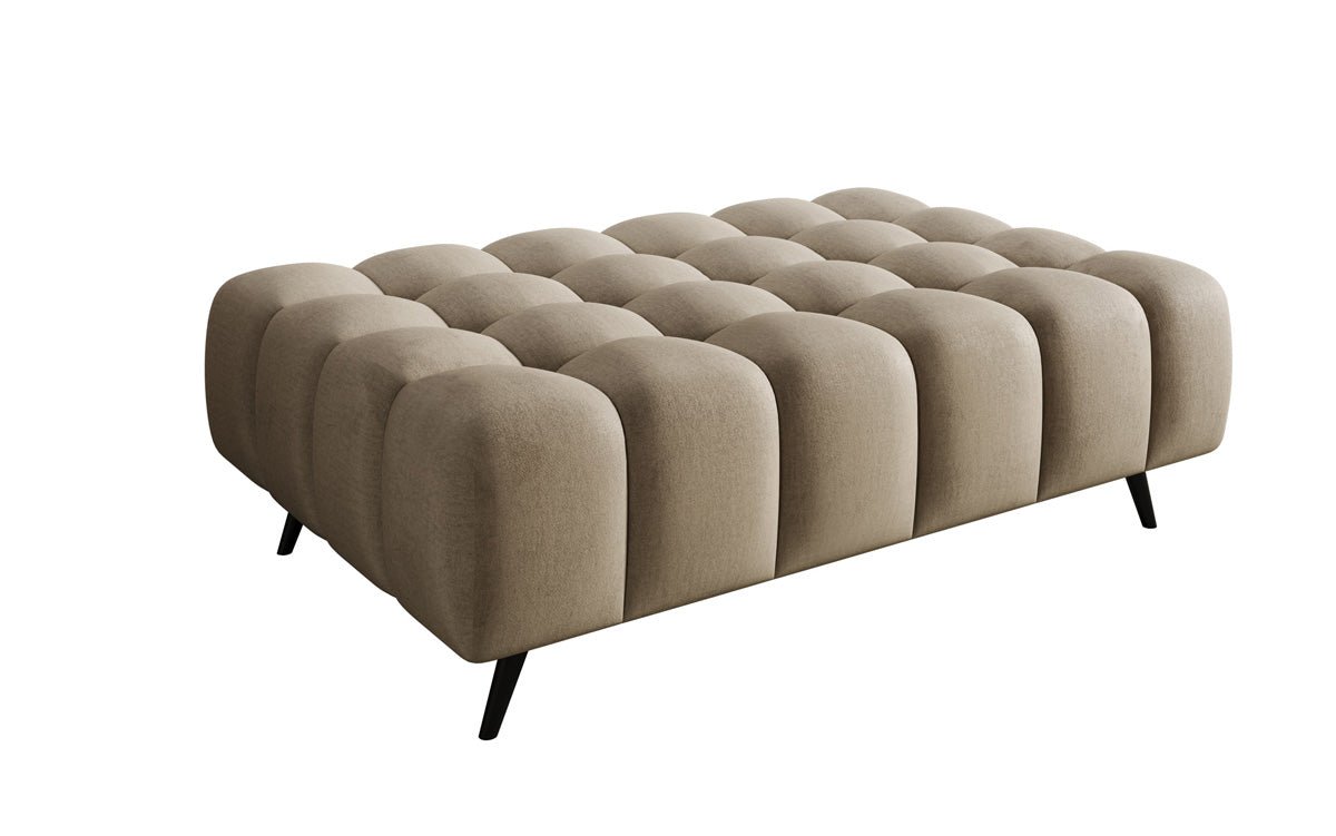 Beistellhocker Amora in Fluweel