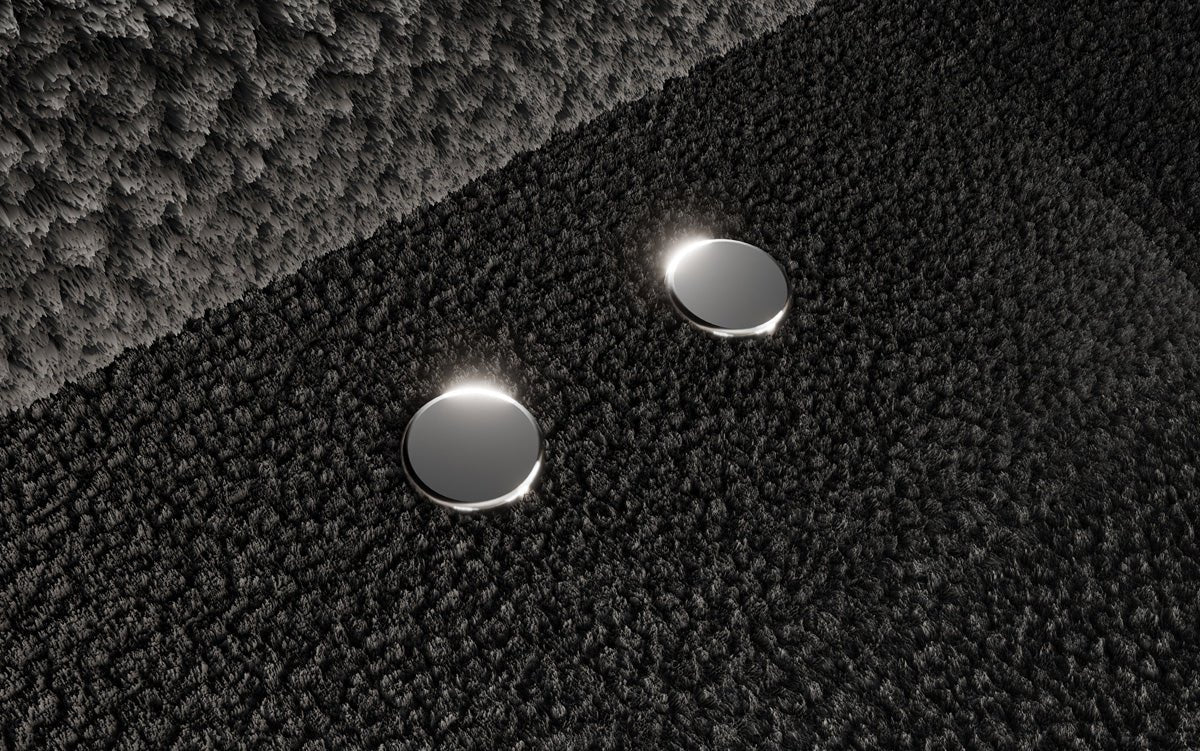 Designerbank Sydney L II Bouclé met elektrische slaapfunctie