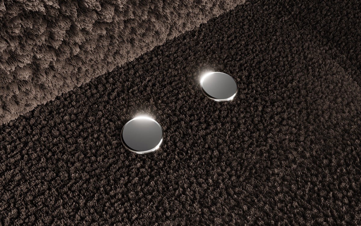 Designerbank Sydney L II Bouclé met elektrische slaapfunctie