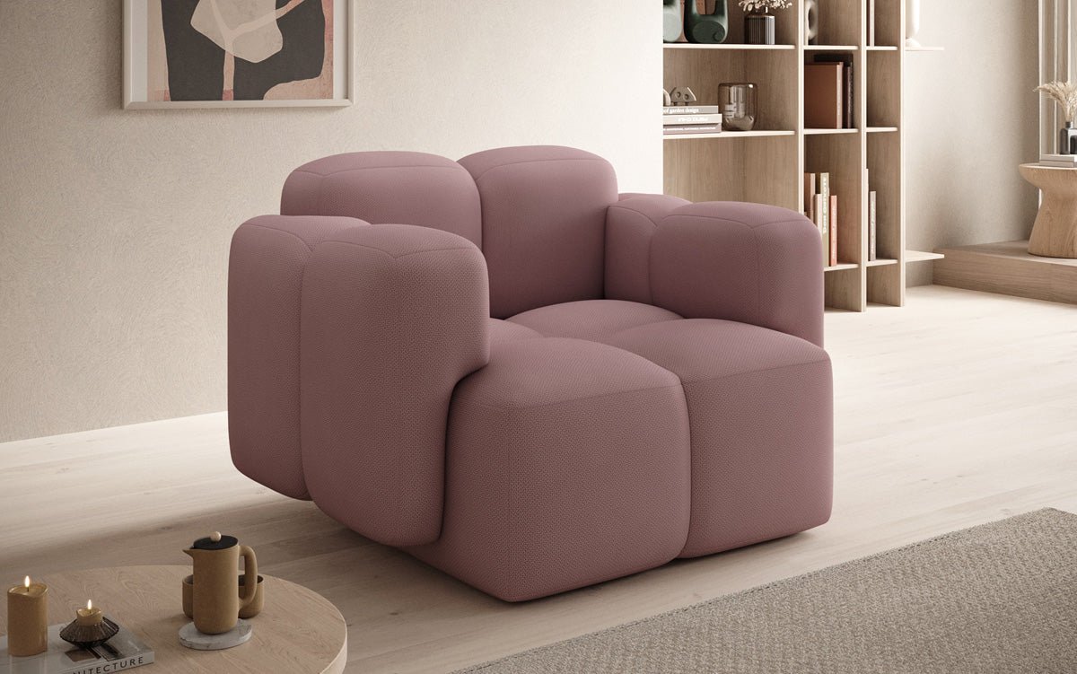 Designer Sofa-Sessel Celly in Stof