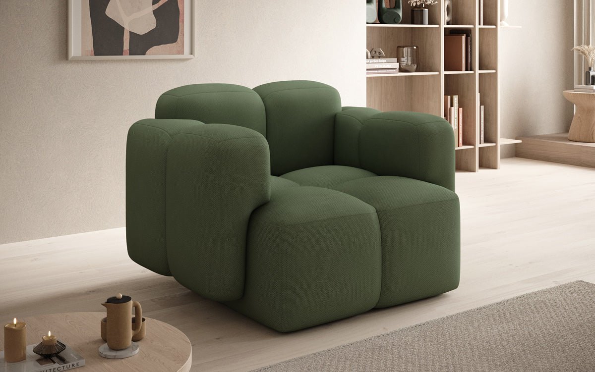 Designer Sofa-Sessel Celly in Stof