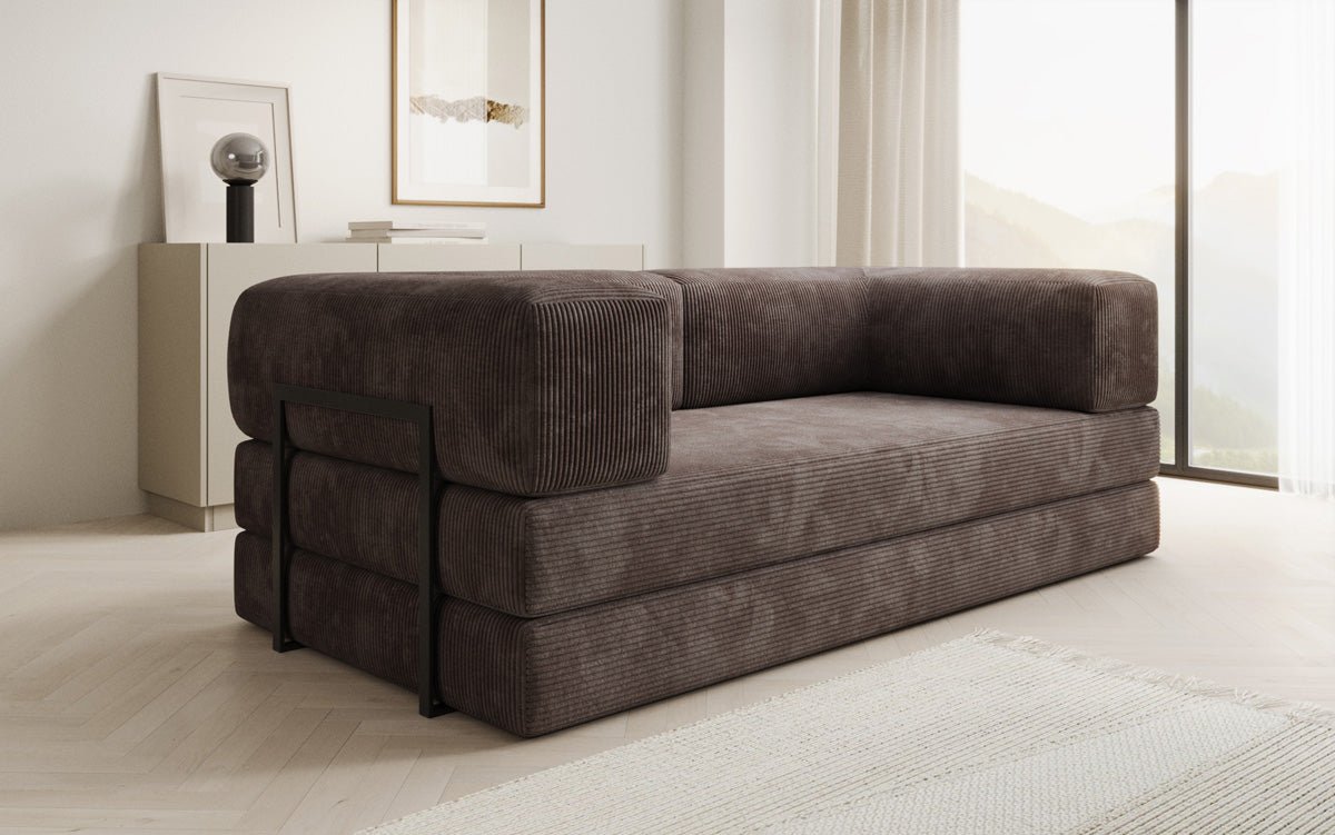 Designer Sofa Lazy 3-zits in Corduroy