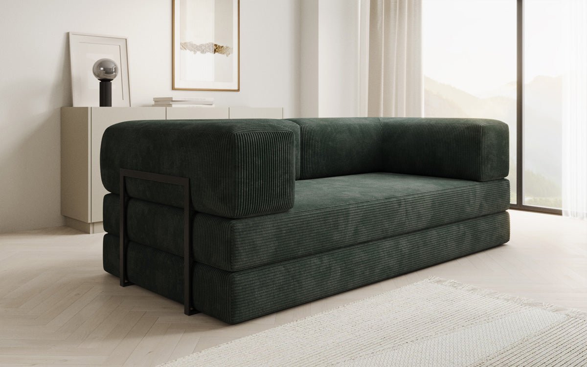 Designer Sofa Lazy 3-zits in Corduroy