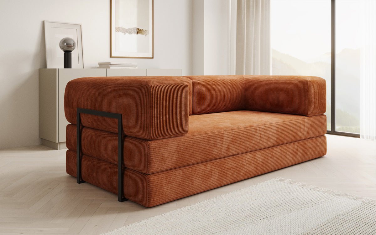 Designer Sofa Lazy 3-zits in Corduroy