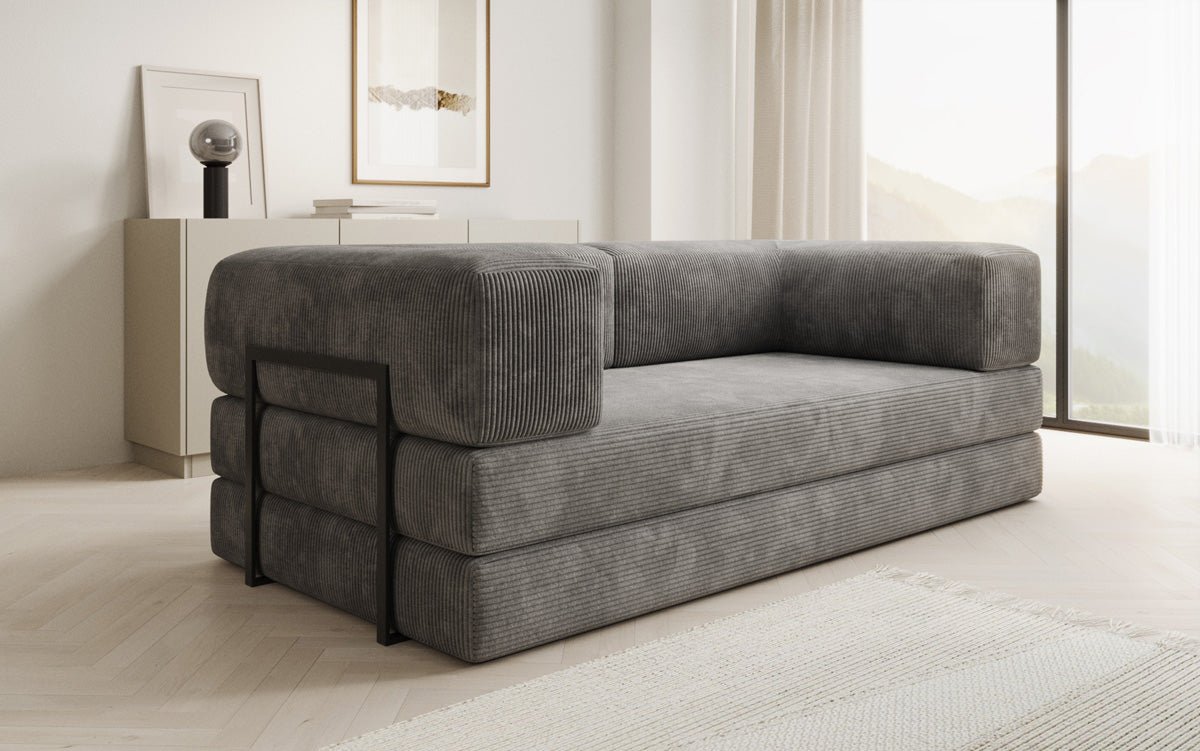 Designer Sofa Lazy 3-zits in Corduroy