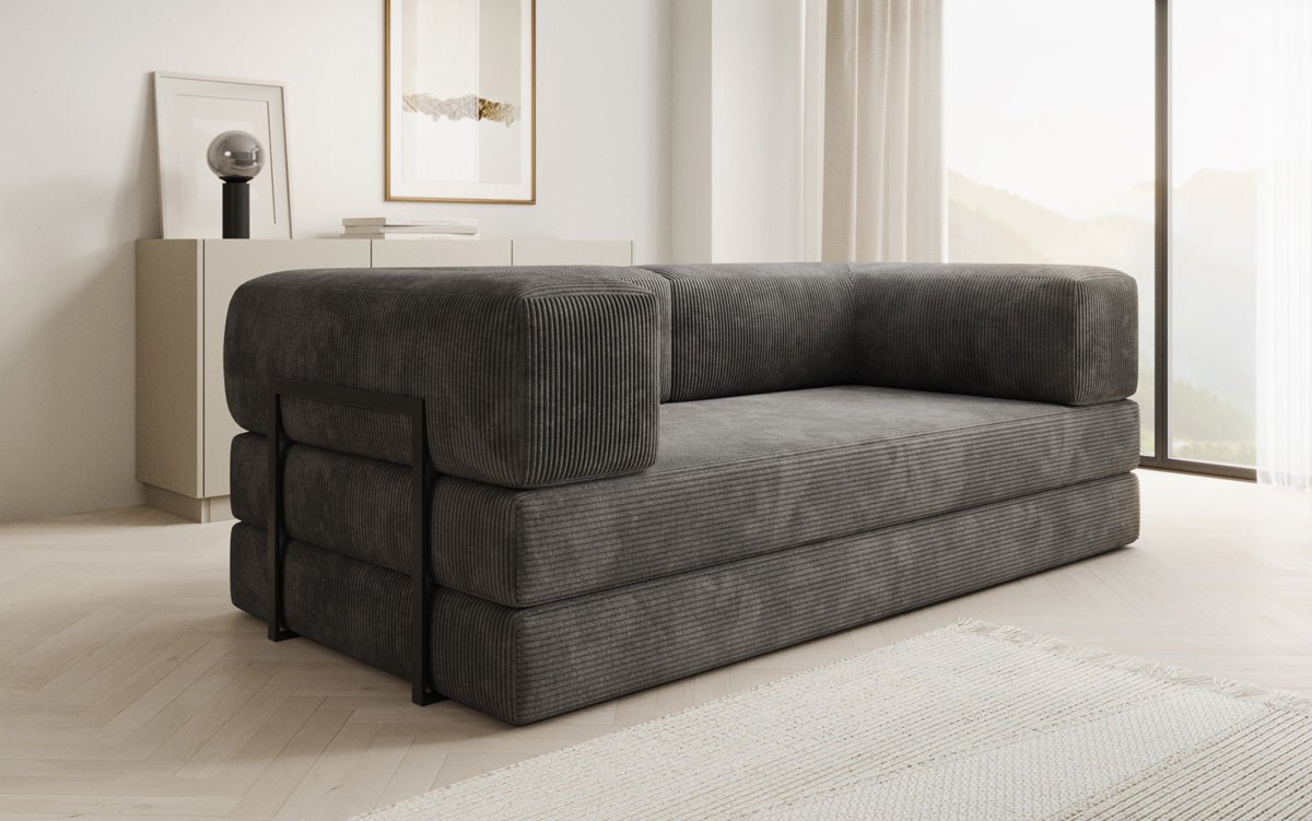 Designer Sofa Lazy 3-zits in Corduroy