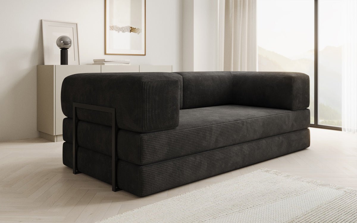 Designer Sofa Lazy 3-zits in Corduroy