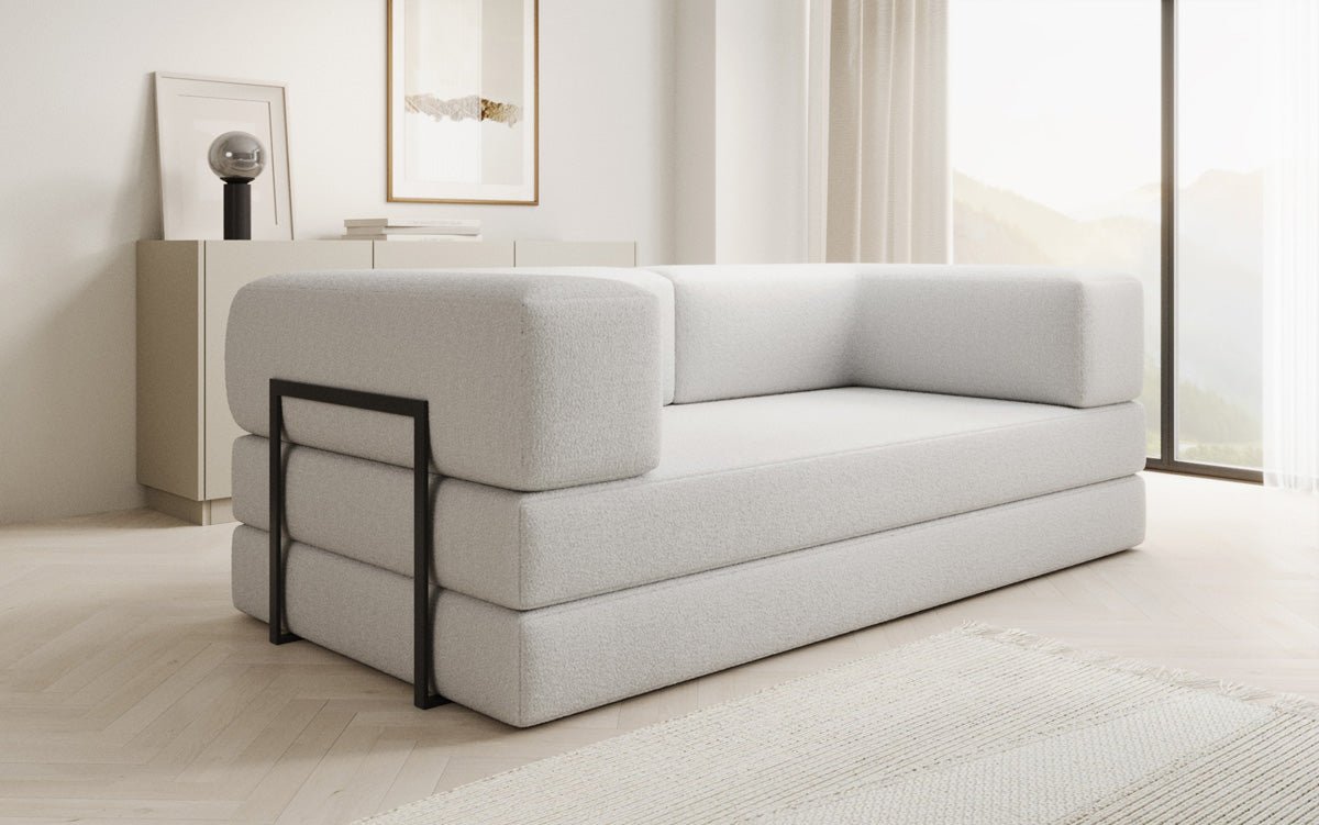 Designer Sofa Lazy 3-zits in Bouclé