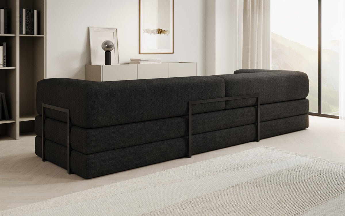 Designer Sofa Lazy 3-zits XXL in Bouclé