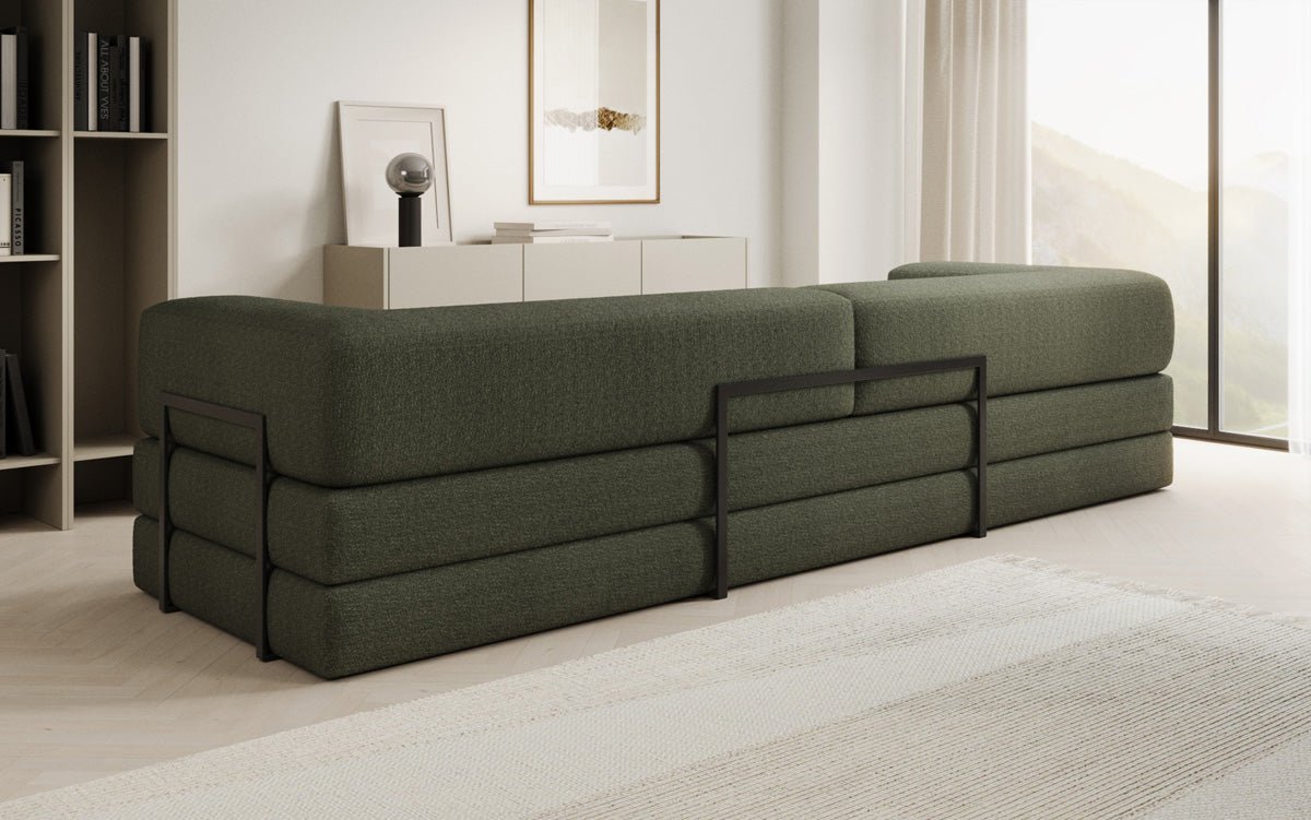 Designer Sofa Lazy 3-zits XXL in Bouclé
