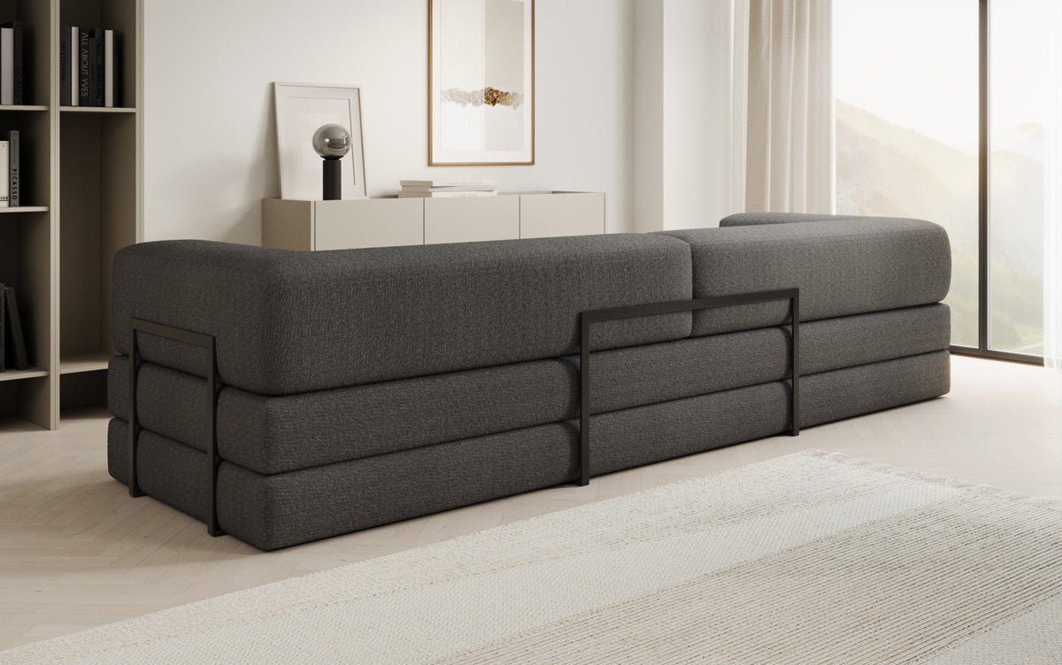 Designer Sofa Lazy 3-zits XXL in Bouclé