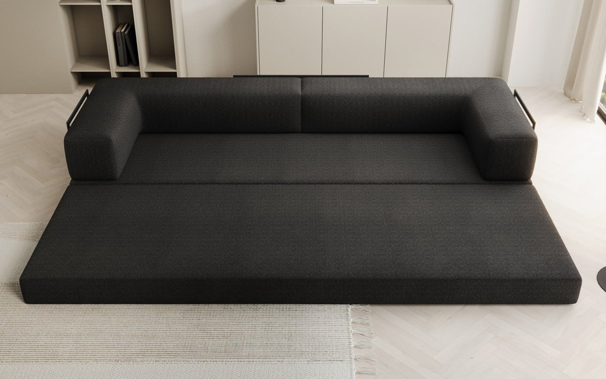 Designer Sofa Lazy 3-zits XXL in Bouclé