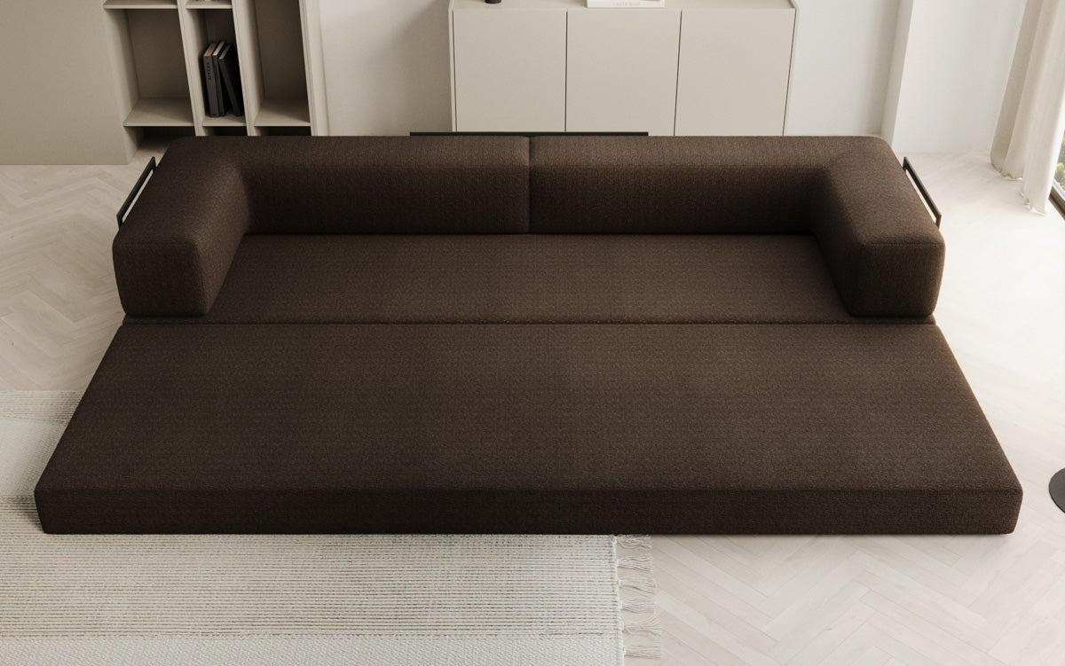 Designer Sofa Lazy 3-zits XXL in Bouclé