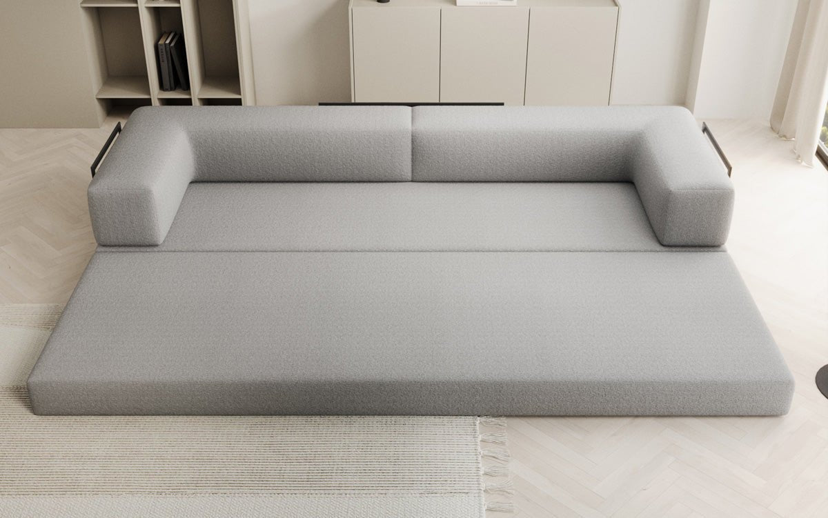 Designer Sofa Lazy 3-zits XXL in Bouclé