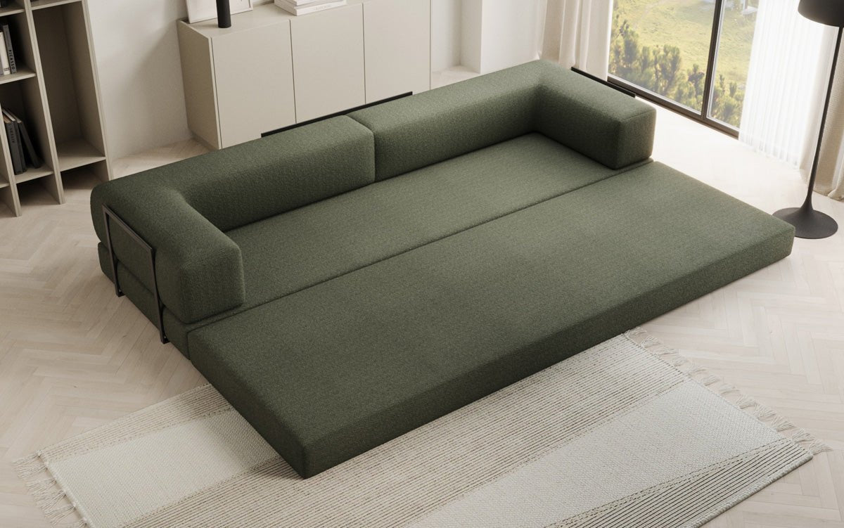 Designer Sofa Lazy 3-zits XXL in Bouclé