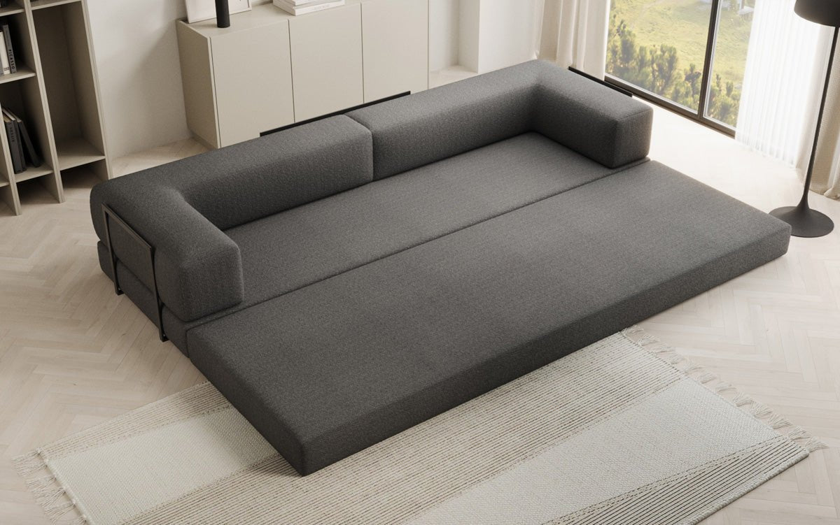 Designer Sofa Lazy 3-zits XXL in Bouclé