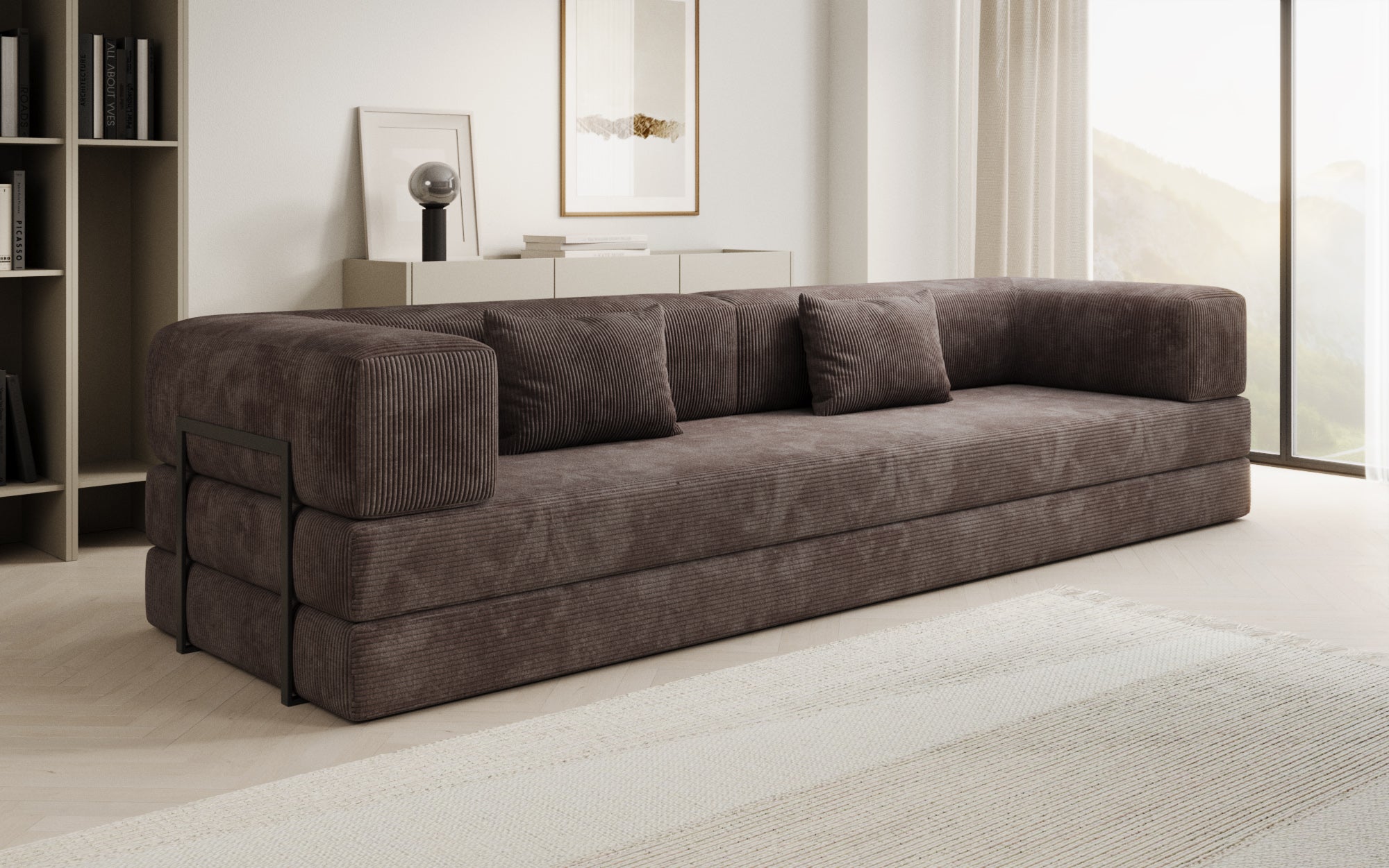 Extra hoes voor Sofa Lazy in corduroy