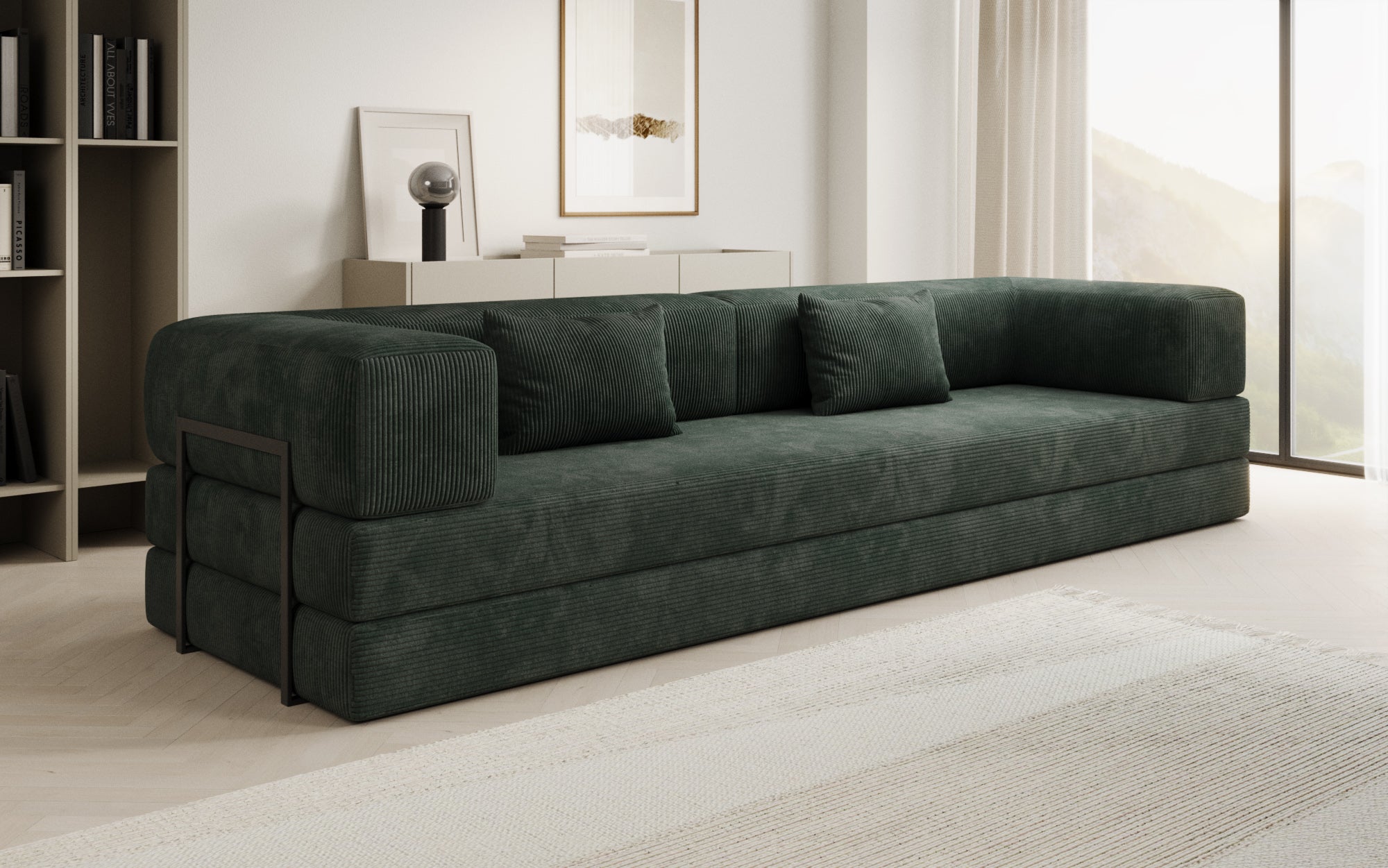 Extra hoes voor Sofa Lazy in corduroy