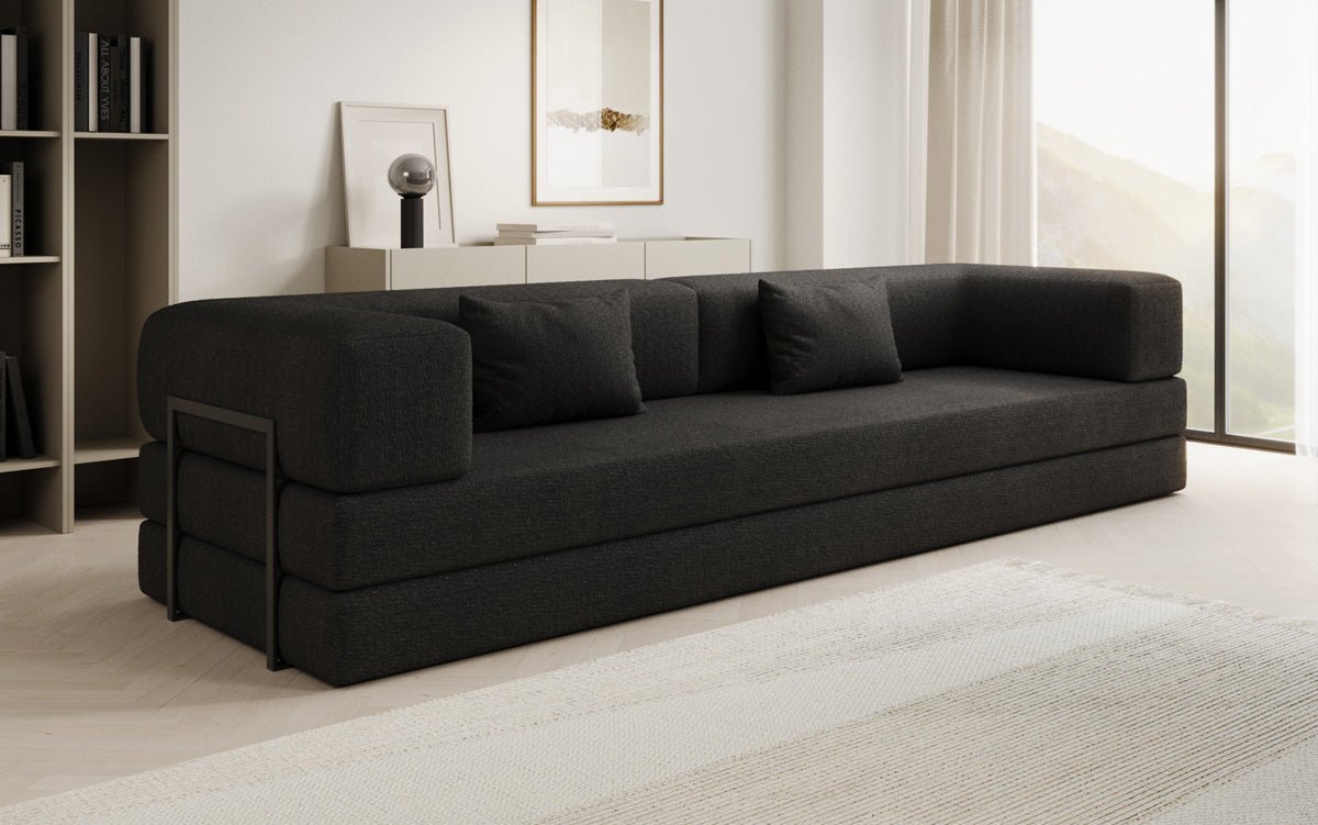 Designer Sofa Lazy 3-zits XXL in Bouclé