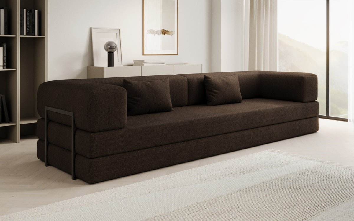 Designer Sofa Lazy 3-zits XXL in Bouclé
