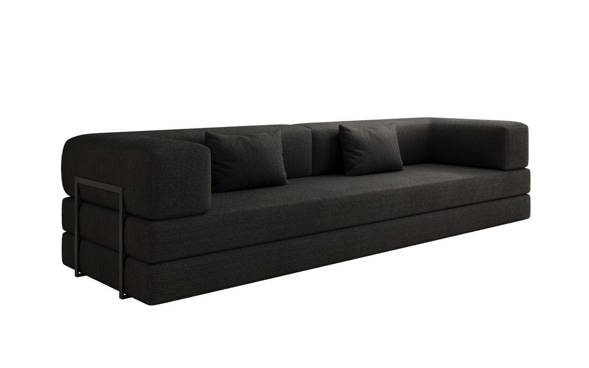 Designer Sofa Lazy 3-zits XXL in Bouclé