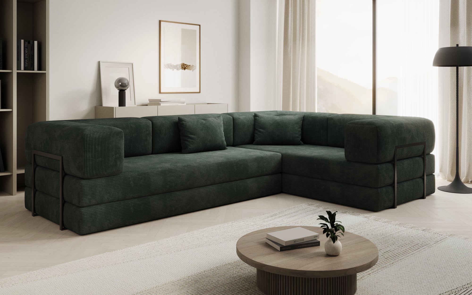 Extra hoes voor Sofa Lazy in corduroy