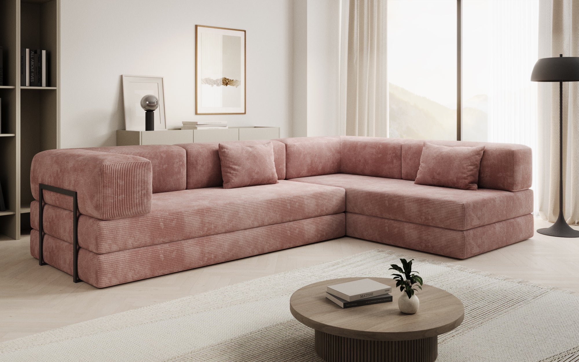 Extra hoes voor Sofa Lazy in corduroy