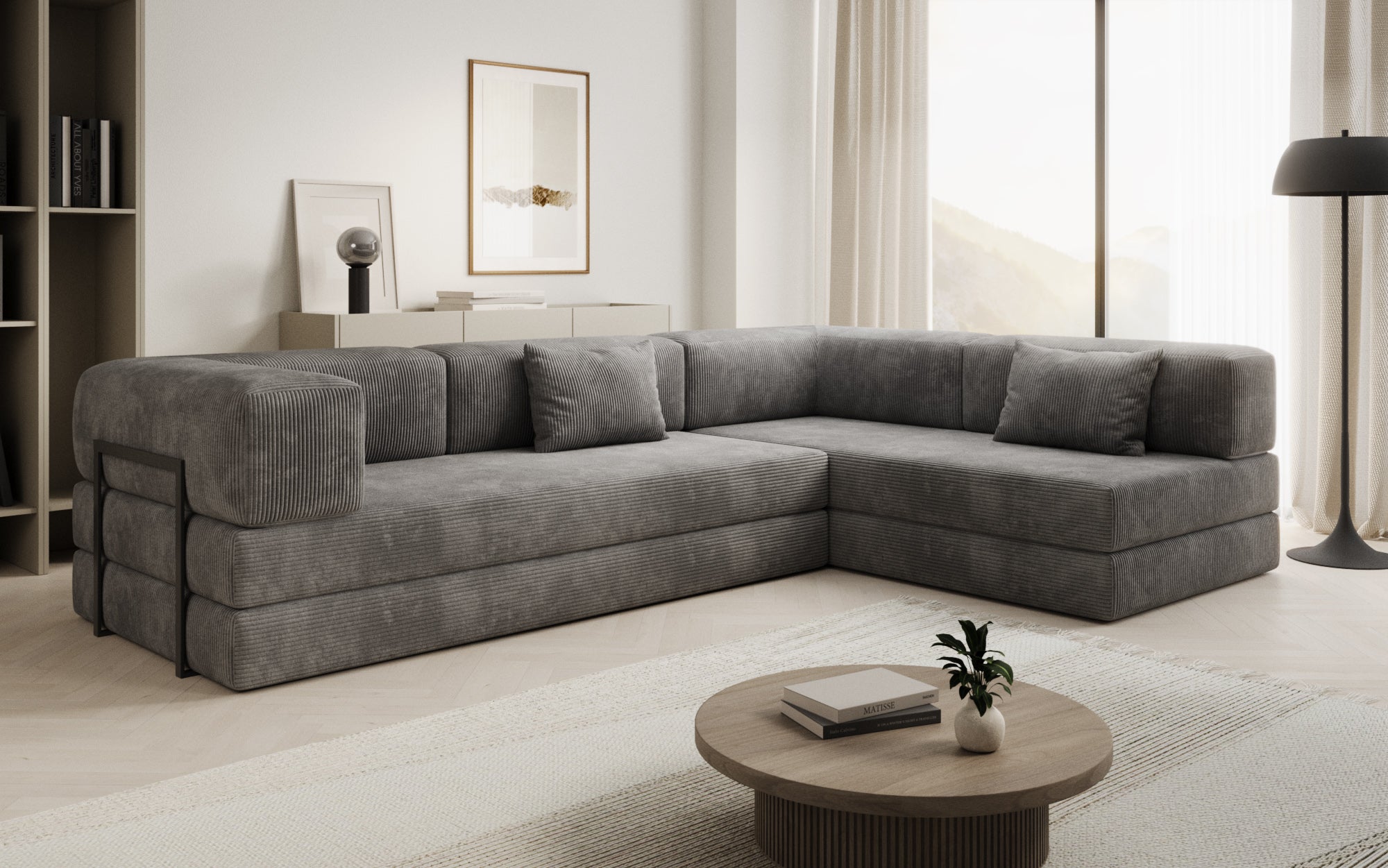 Extra hoes voor Sofa Lazy in corduroy
