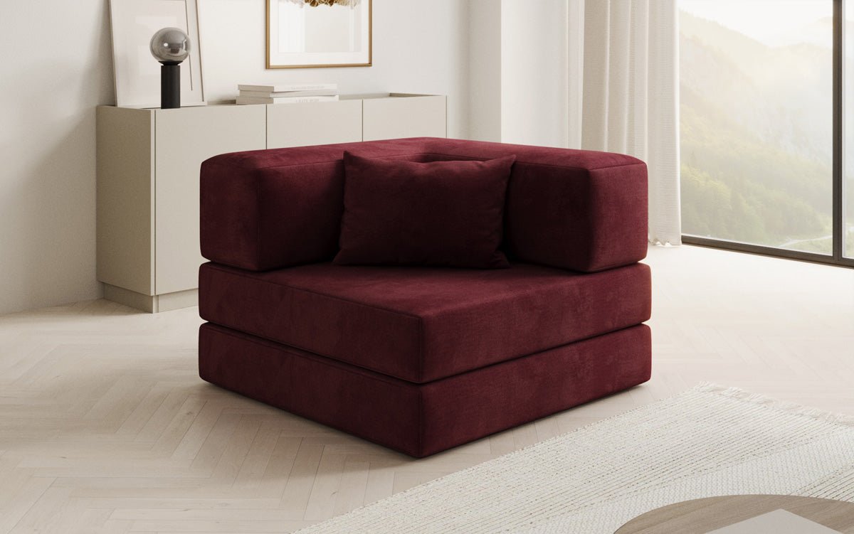 Extra hoes voor Sofa Lazy in fluweel