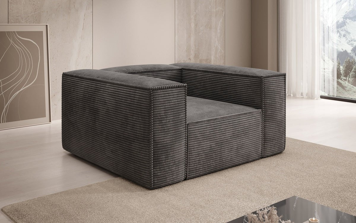 Designer Cord Armchair Lesley
