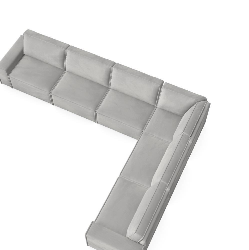 Modulair Sofa Domo - Geconfigureerd Sofa Ref: DEBHMN