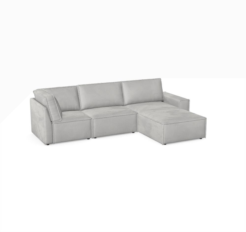 Modulair Sofa Domo - Geconfigureerd Sofa Ref: GXLDMJ