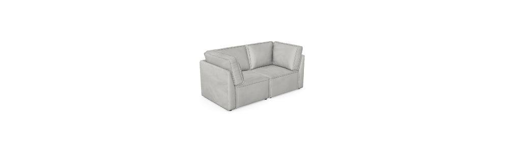 Modulair Sofa Domo - Geconfigureerd Sofa Ref: WHEFNK